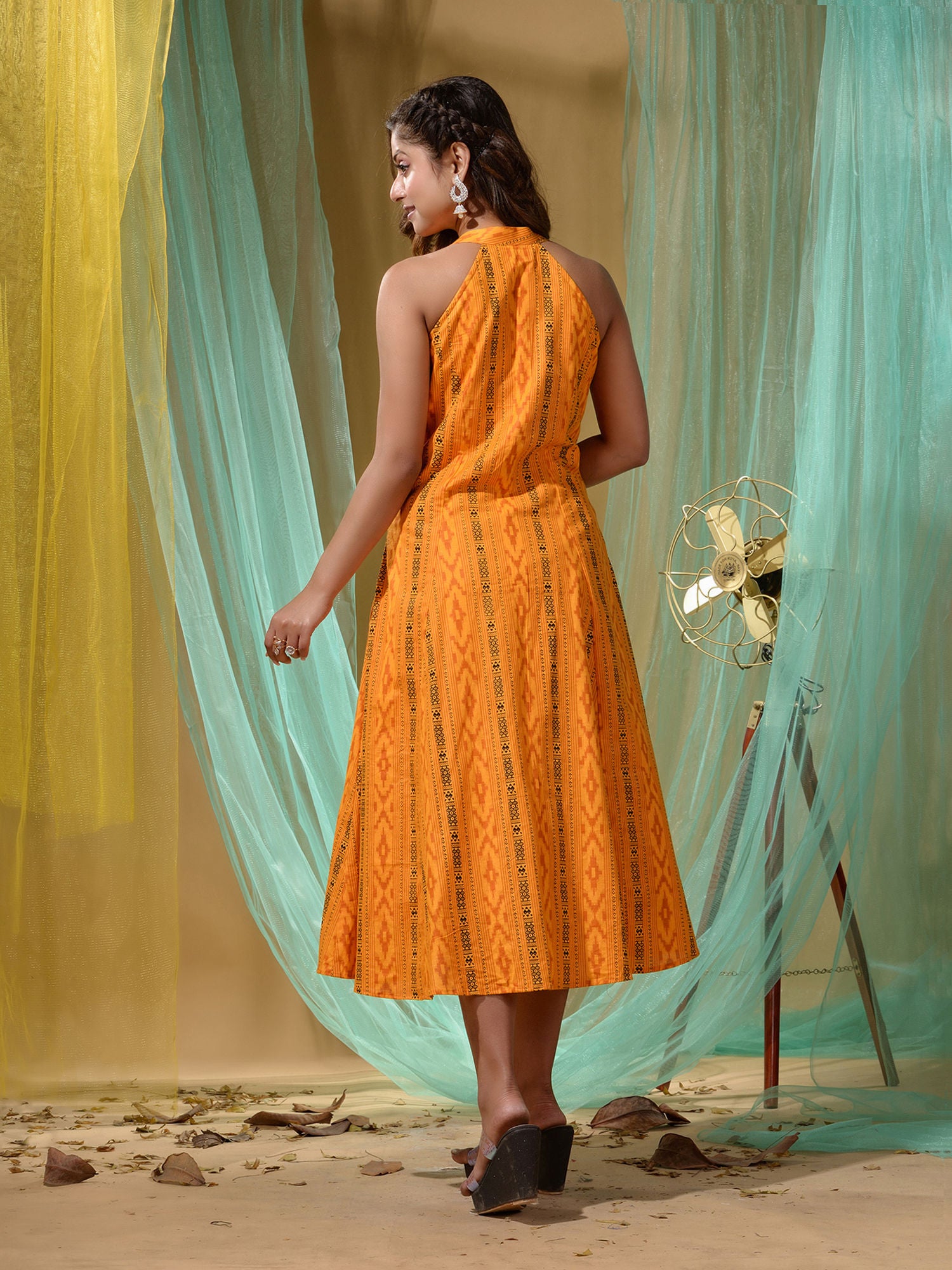 Tashi Halter Neck Cotton Maxi Dress | Cotton dress pattern, Cotton dress  pattern indian, Maxi dress cotton